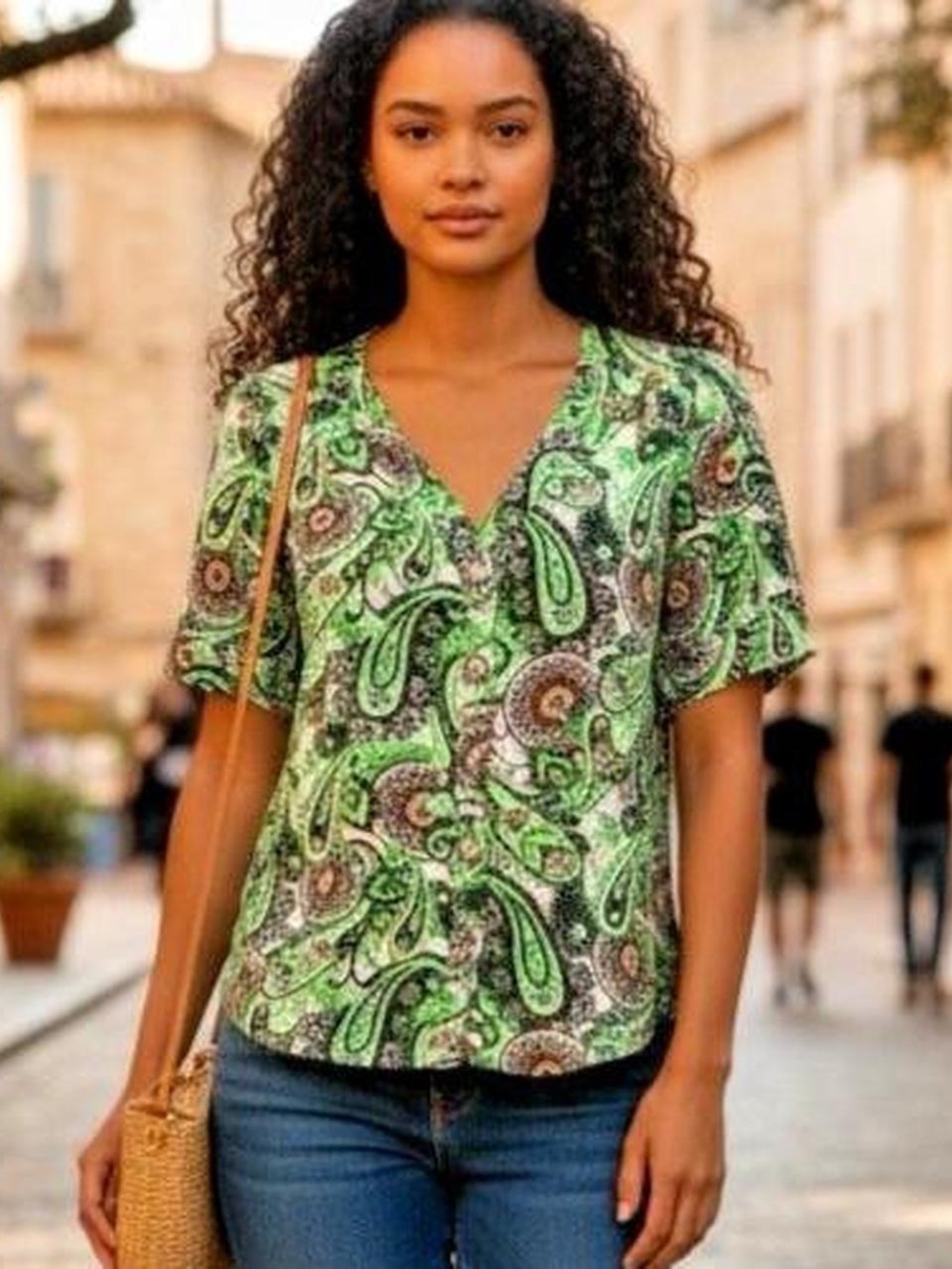 Maeve Anthropologie Blaise Button Down Top